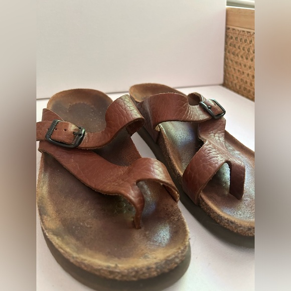 Women’s Brown Leather Mephisto Sandals Size 38 - Picture 9 of 12